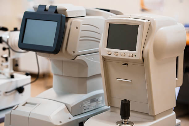 Auto refractometer and keratometer used for precise eye measurements